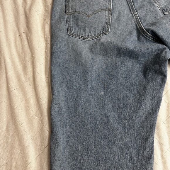 Levis '94 Baggy Jeans Womens Size 18W Blue Denim Straight Leg Light Wash - Picture 9 of 11